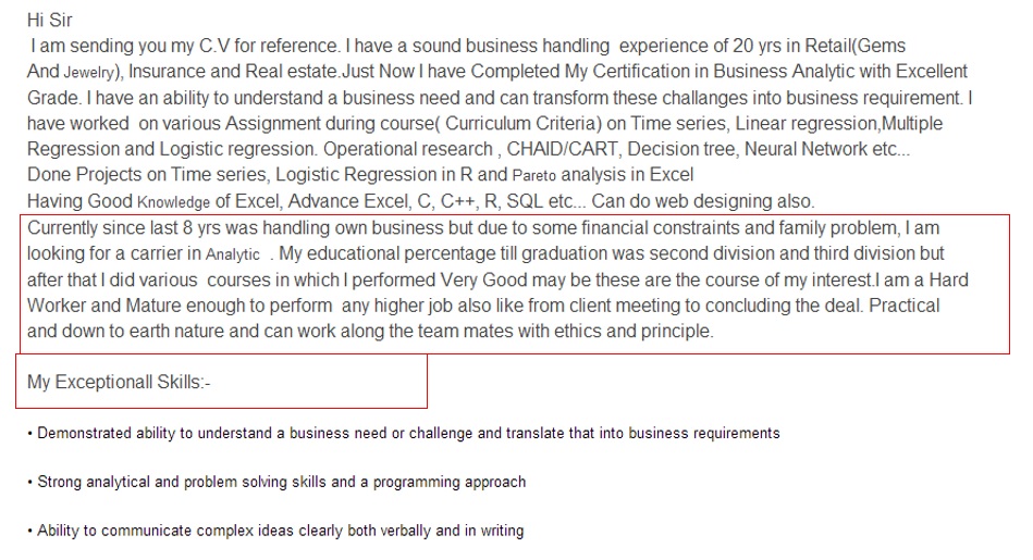 Tips To Prepare Cv For Data Science Roles Professional Cv